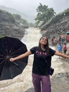 Monsoon sunset view over the Arabian Sea in Goa